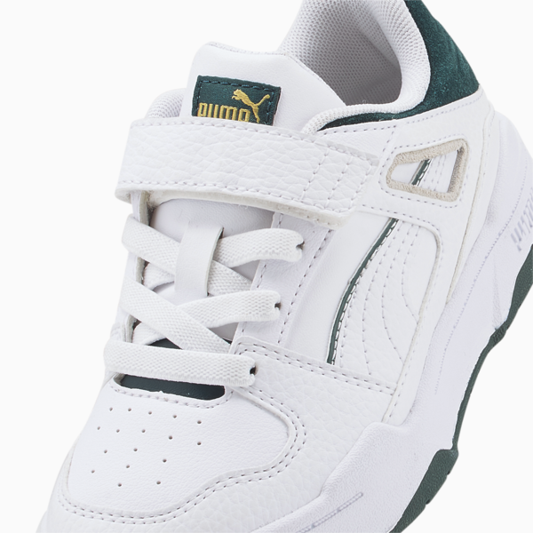 Zapatillas infantiles Slipstream, PUMA White-Varsity Green, large-ARG