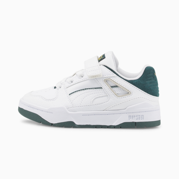 Zapatillas infantiles Slipstream, PUMA White-Varsity Green, large-ARG