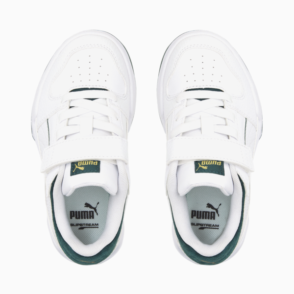 Zapatillas infantiles Slipstream, PUMA White-Varsity Green, large-ARG