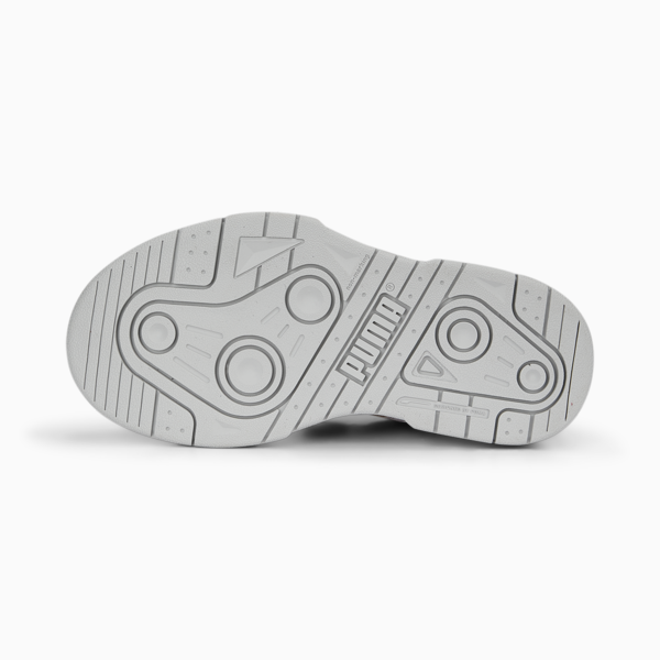 Zapatillas infantiles Slipstream Suede FS, PUMA White-PUMA Red-Cool Light Gray, large-ARG