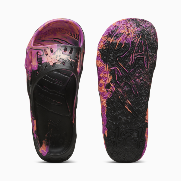 MB.03 Basketball Slides, PUMA Black-Deep Orchid-Fluro Peach Pes, large-MEX