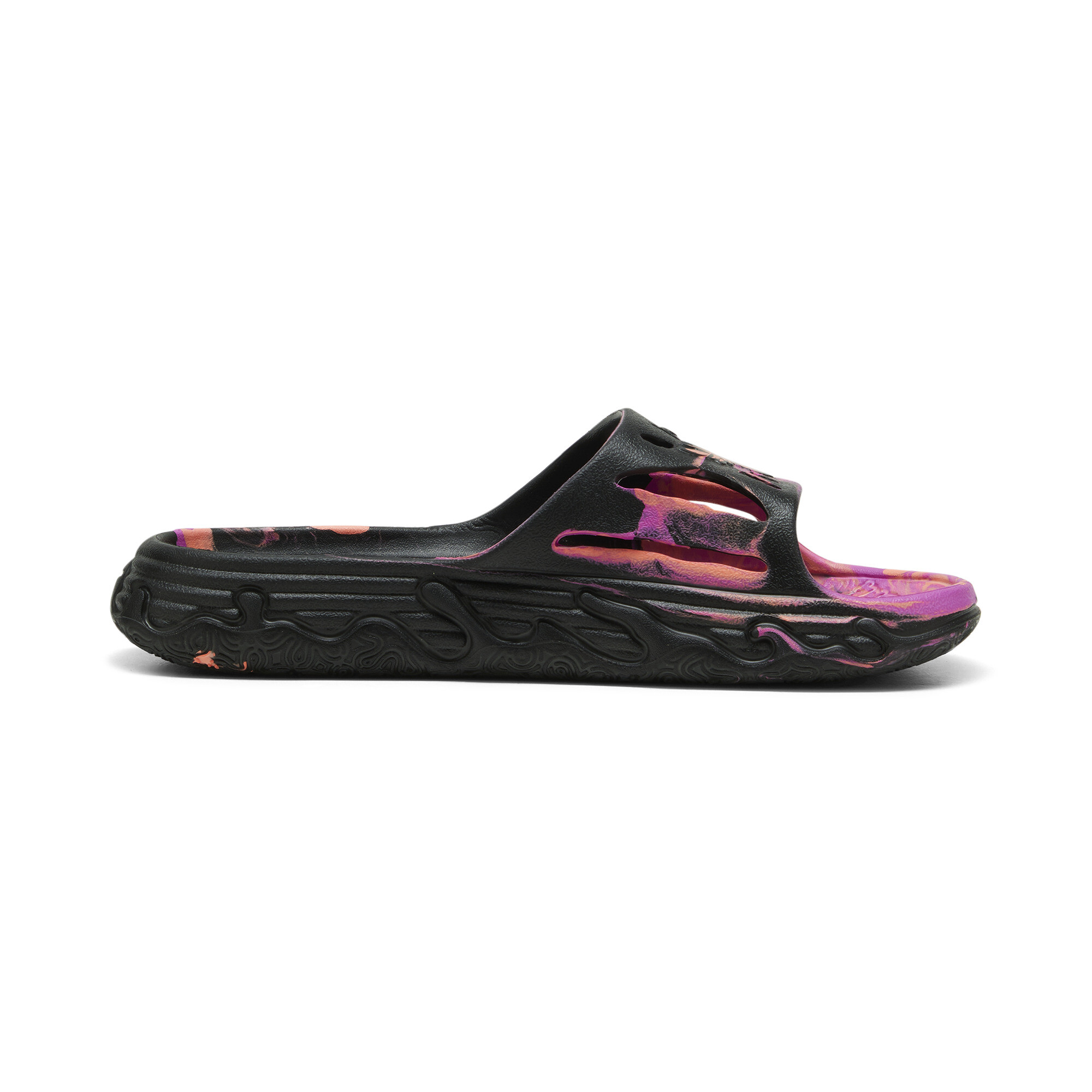 Puma MB.03 Basketball Slides, Black, Size 38, Shoes