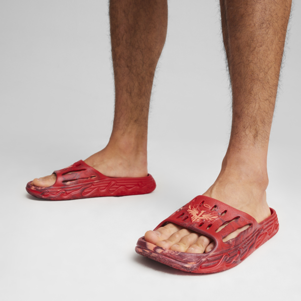 MB.03 Basketball Slides, For All Time Red-Fluro Peach Pes-Team Regal Red, large-MEX
