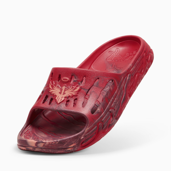 MB.03 Basketball Slides, For All Time Red-Fluro Peach Pes-Team Regal Red, large-MEX