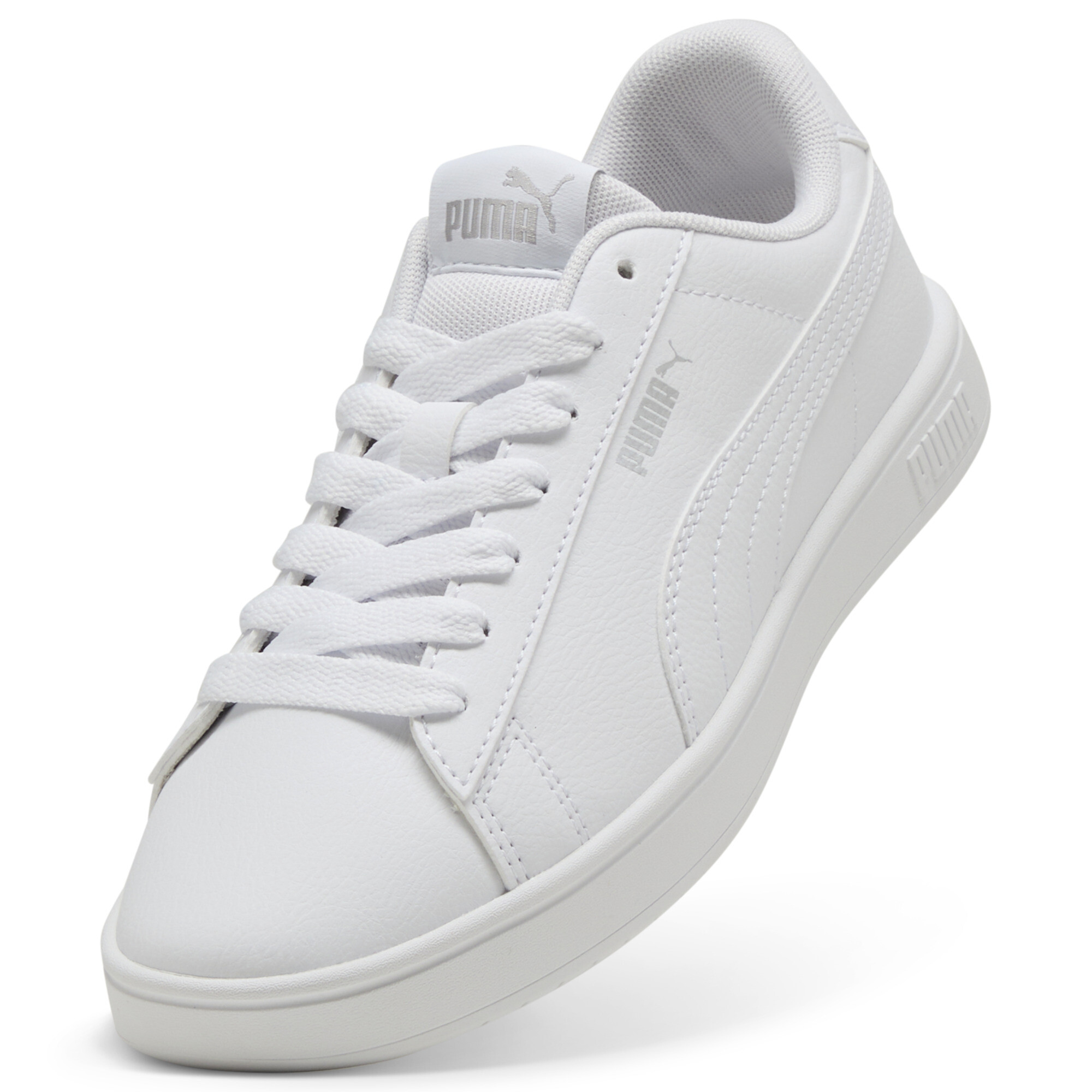 PUMA Rickie klassieke sneakers, Wit/Zilver, Maat 38,5 thumbnail 2