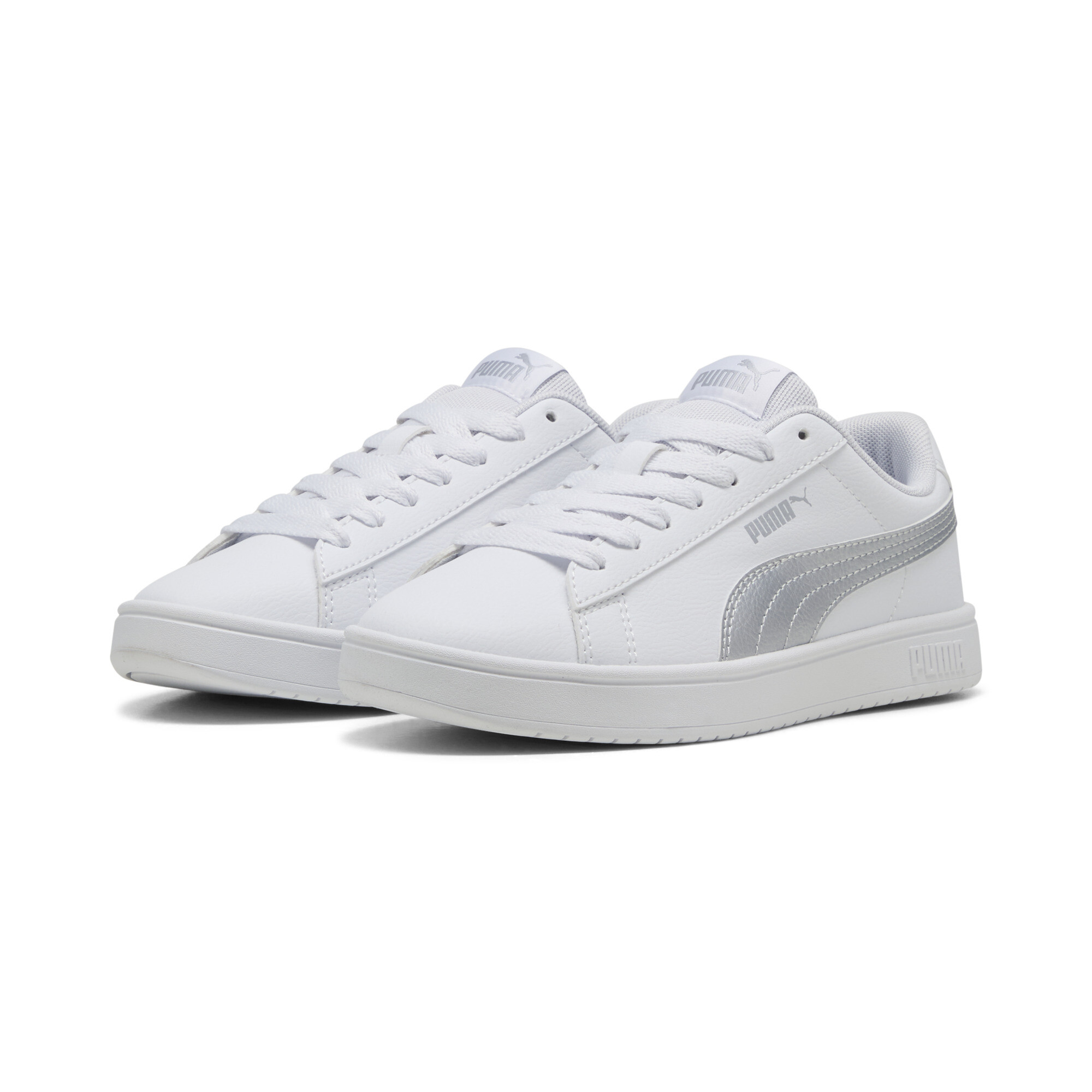 PUMA Rickie Classic sneakers, Wit/Zilver, Maat 39 thumbnail 6