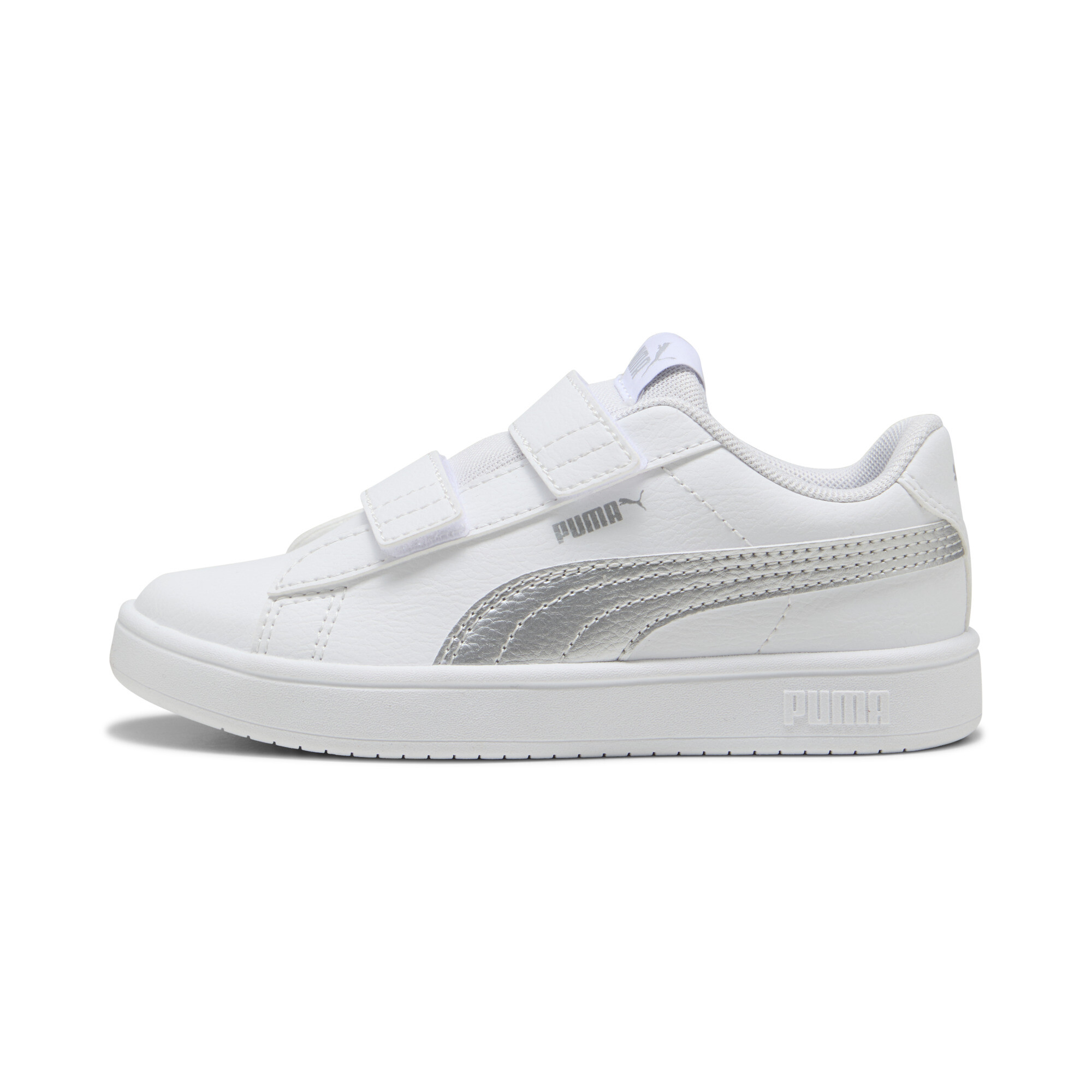 PUMA Rickie Classic sneakers, Wit/Zilver, Maat 34,5