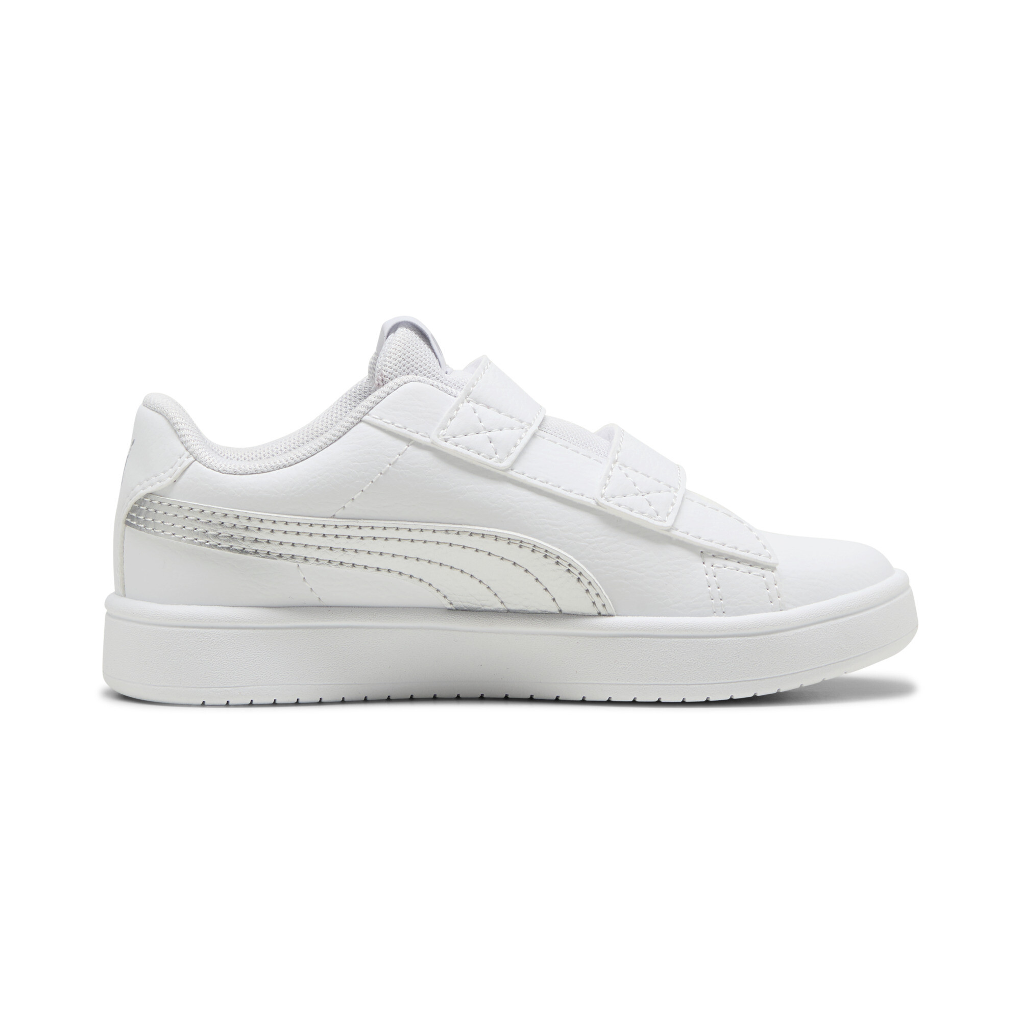PUMA Rickie Classic sneakers, Wit/Zilver, Maat 34,5 thumbnail 3