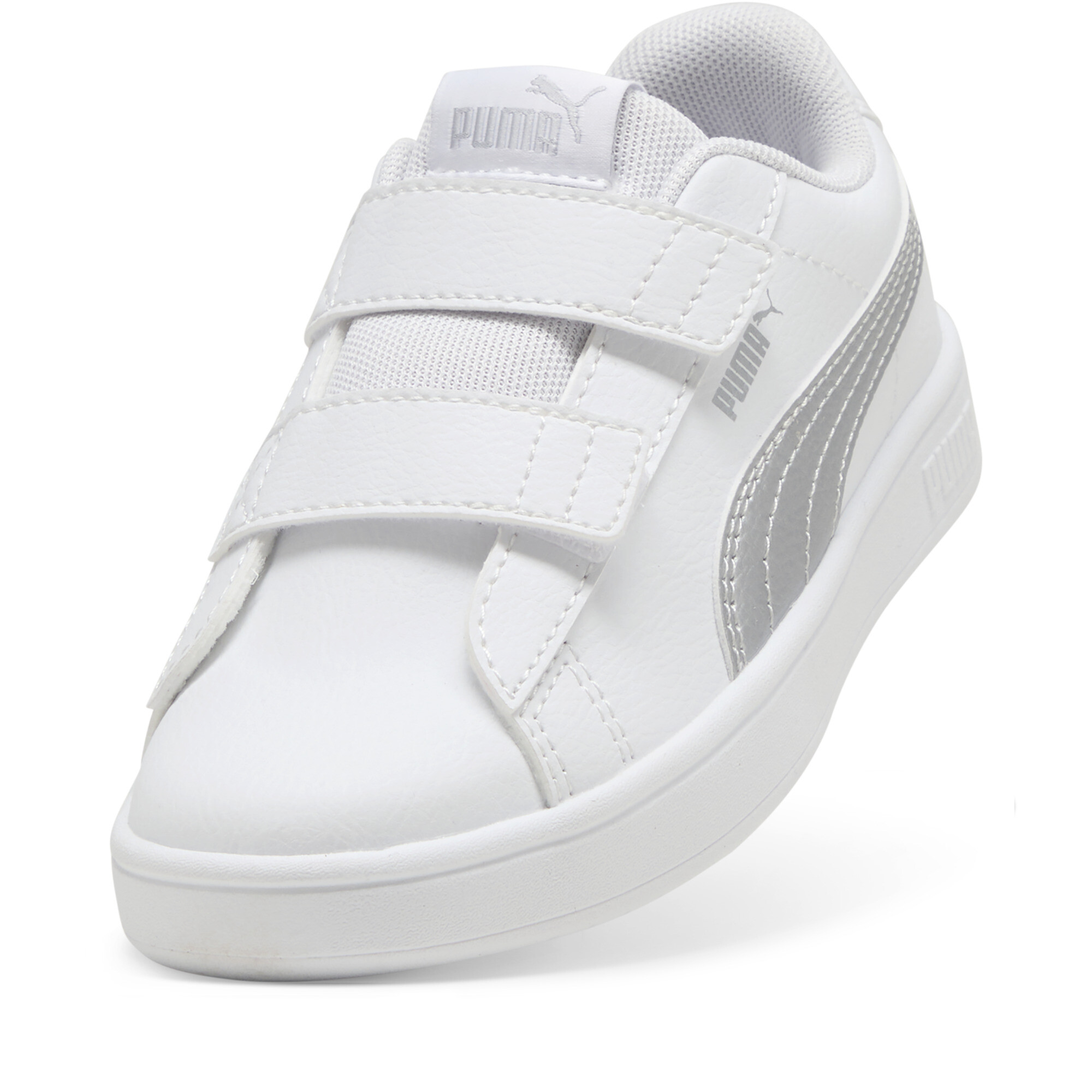 PUMA Rickie Classic sneakers, Wit/Zilver, Maat 34,5 thumbnail 2