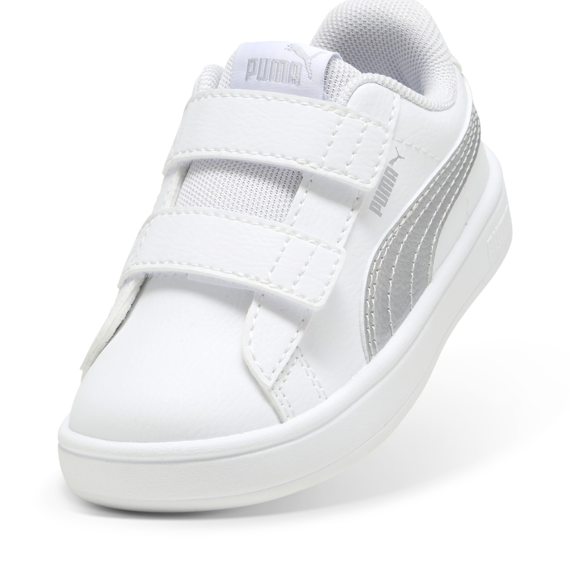 PUMA Rickie Classic sneakers, Wit/Zilver, Maat 24 thumbnail 2