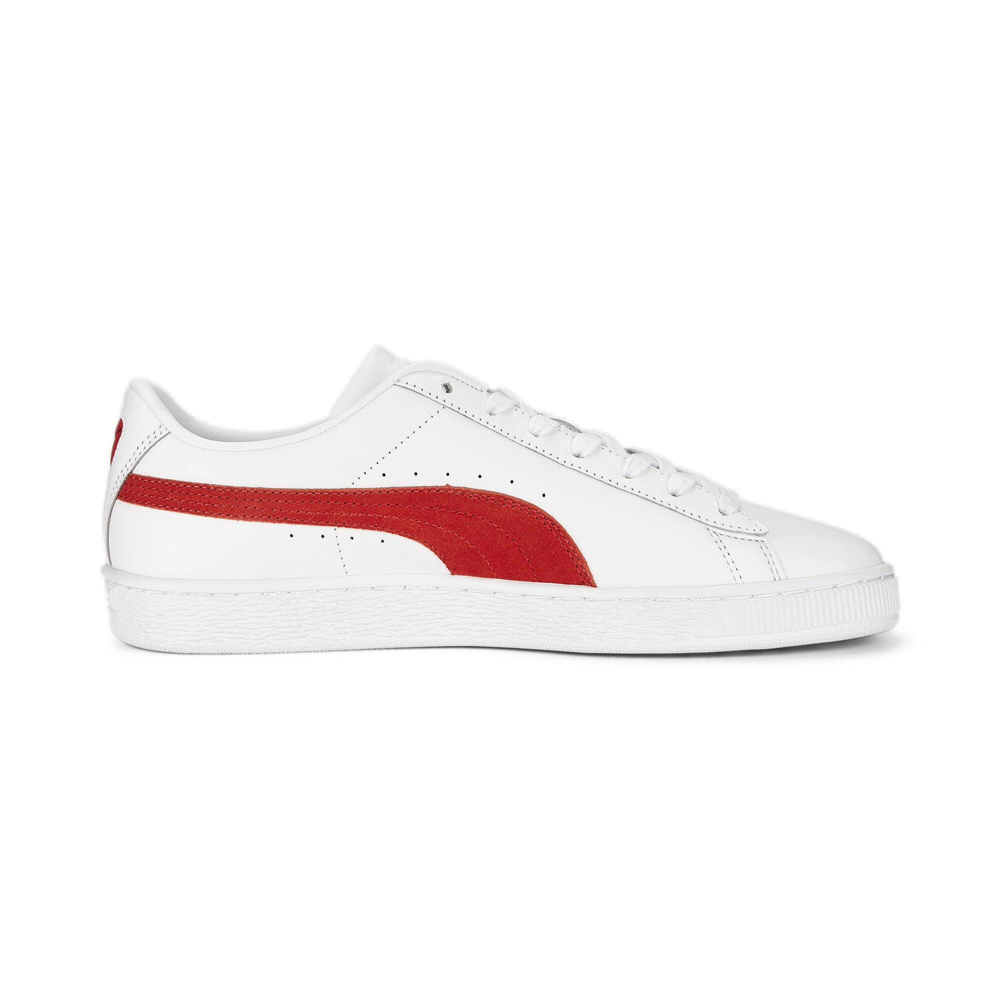 Men's PUMA Basket Classic 75Y Sneakers In White/Gold, Size EU 36