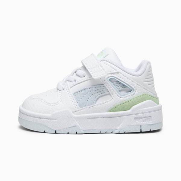 Zapatillas Suede para niñas Slipstream, PUMA White-Icy Blue, large-ARG