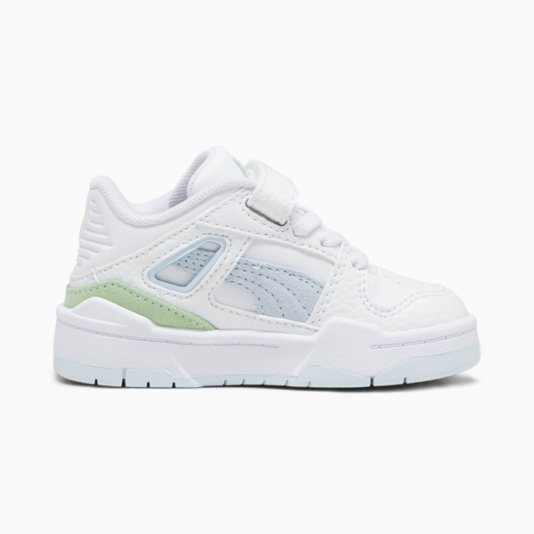 Zapatillas Suede para niñas Slipstream, PUMA White-Icy Blue, large-ARG