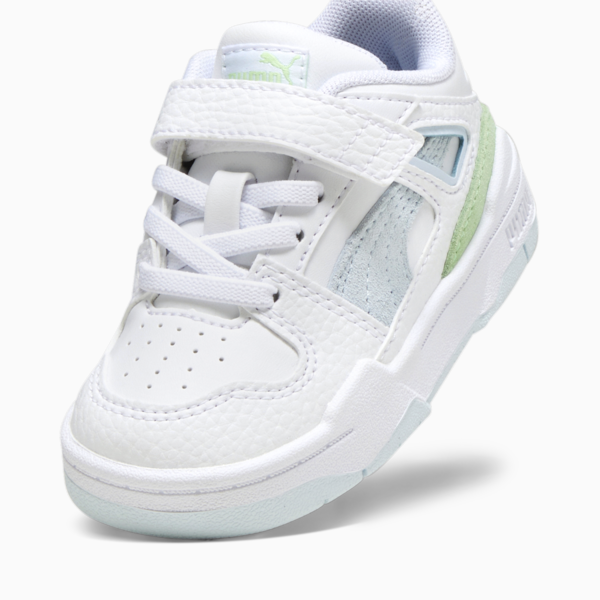 Zapatillas Suede para niñas Slipstream, PUMA White-Icy Blue, large-ARG