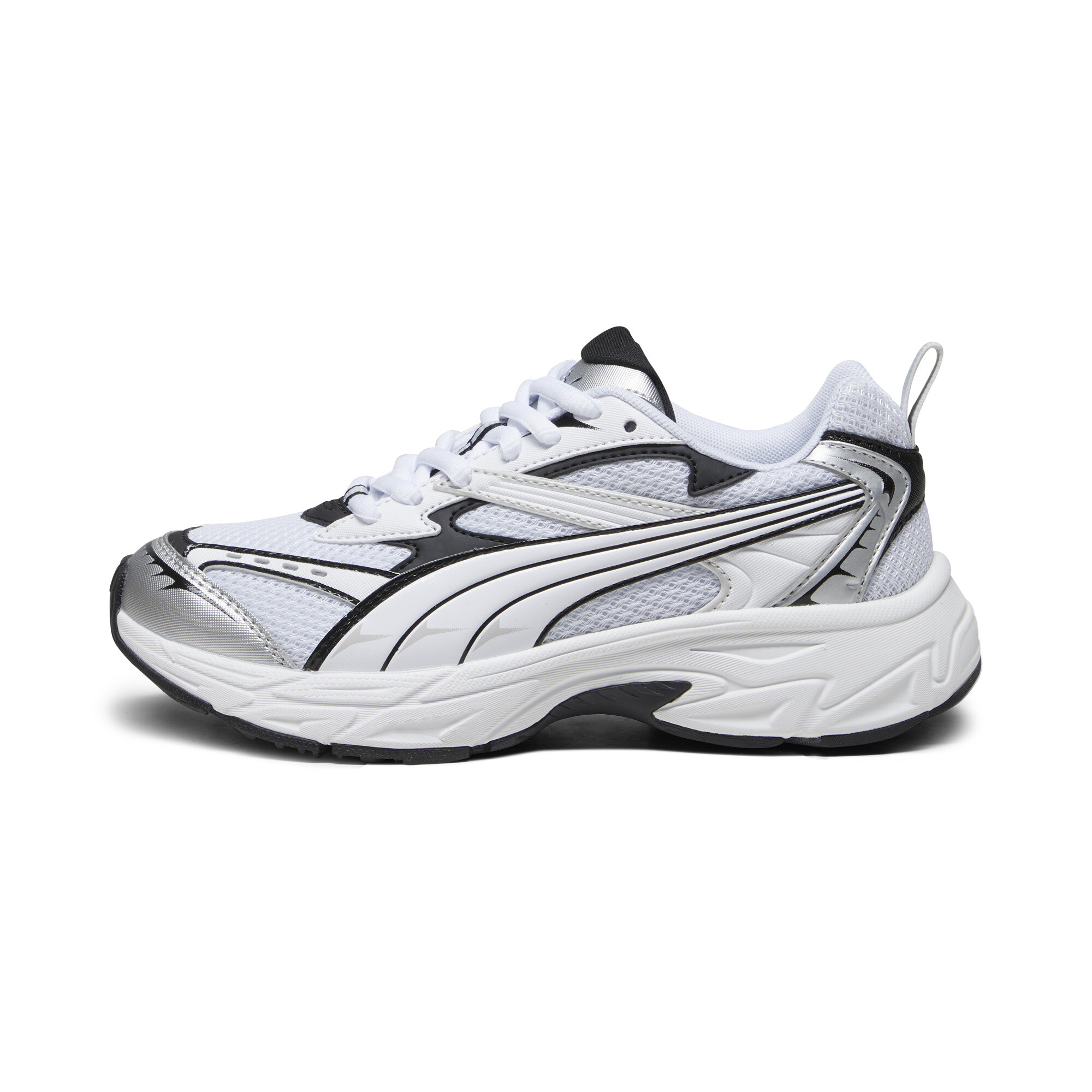 Puma Morphic Base Sneakers Teenager Schuhe Für Für Kinder | Feather Gray/Black | Größe: 36