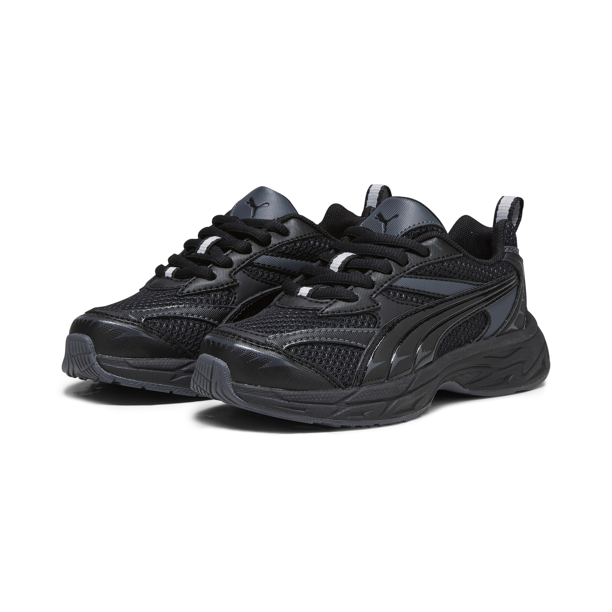 Puma Morphic Basic Kids' Sneakers, Black, Size 34.5, Shoes