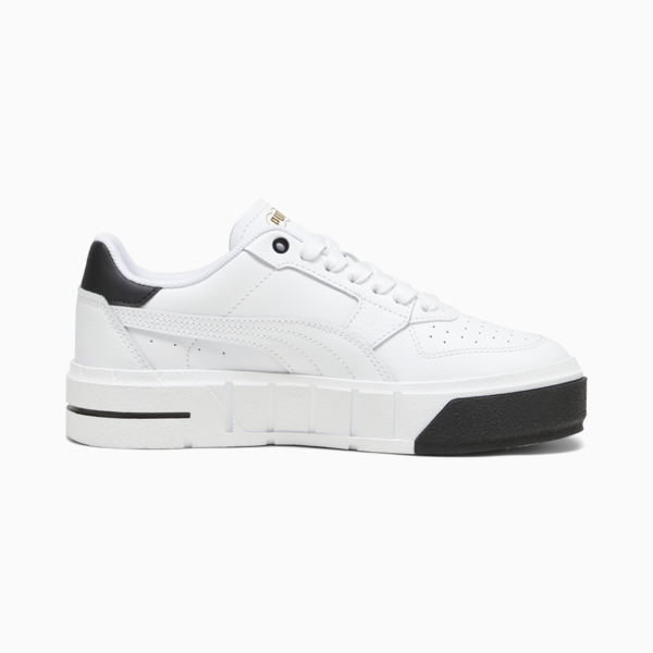 PUMA Cali Court Youth Leather Sneakers, PUMA White-PUMA Black, large-MEX