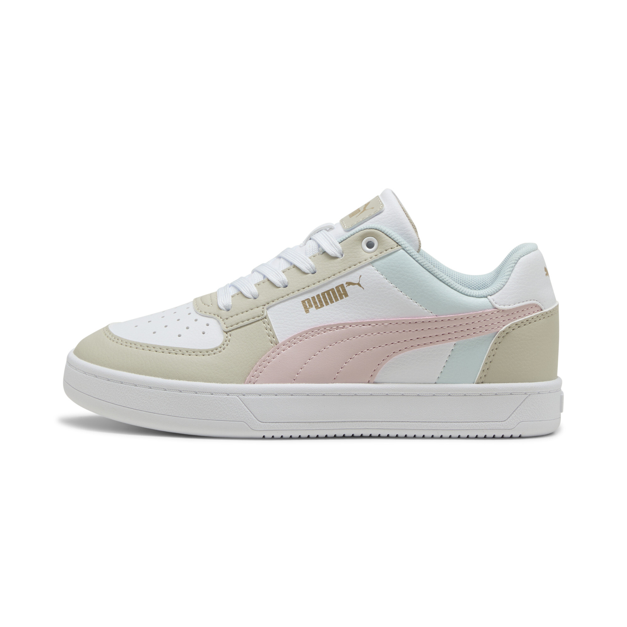 Puma Caven 2.0 Block Sneakers Teenager Schuhe Für Für Kinder | Mit Colorful | Desert Dust/Mauve Mist/White | Größe: 35.5