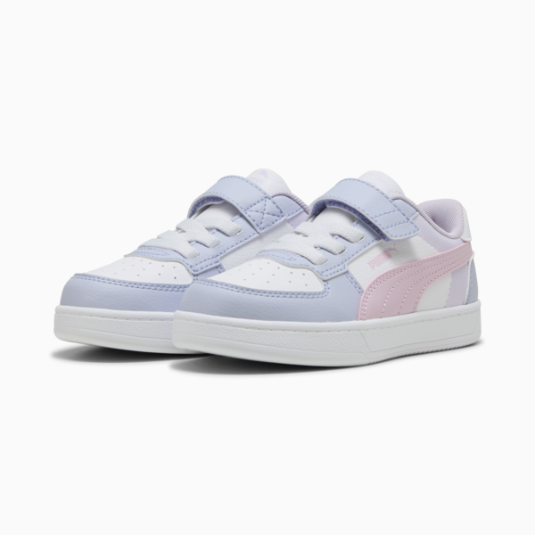 Zapatillas PUMA Caven 2.0 Block para niños, Cool Weather-Rose Mauve-PUMA White-Lilac Frost, large-ARG