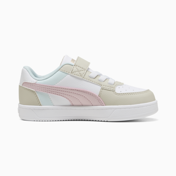 PUMA Caven 2.0 Block Kids' Sneakers, Desert Dust-Mauve Mist-PUMA White, large-MEX