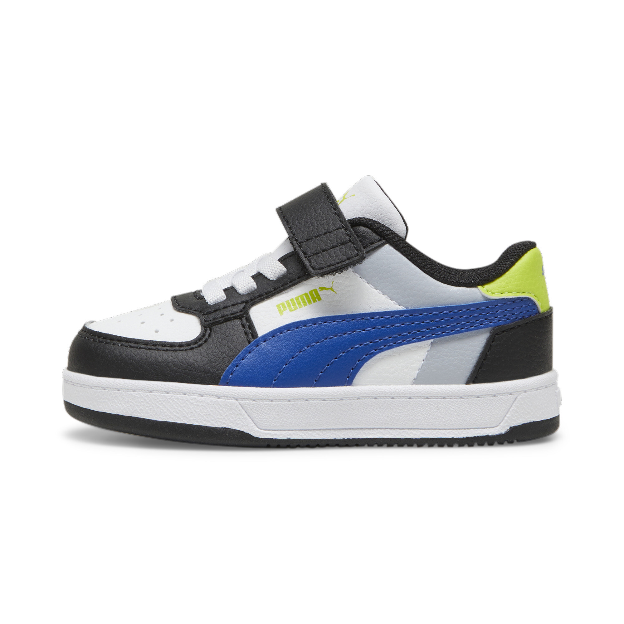 Puma Caven 2.0 Block Sneakers Babys Schuhe | Mit Plain | Cobalt Glaze/Gray Fog/Lime Pow | Größe: 21