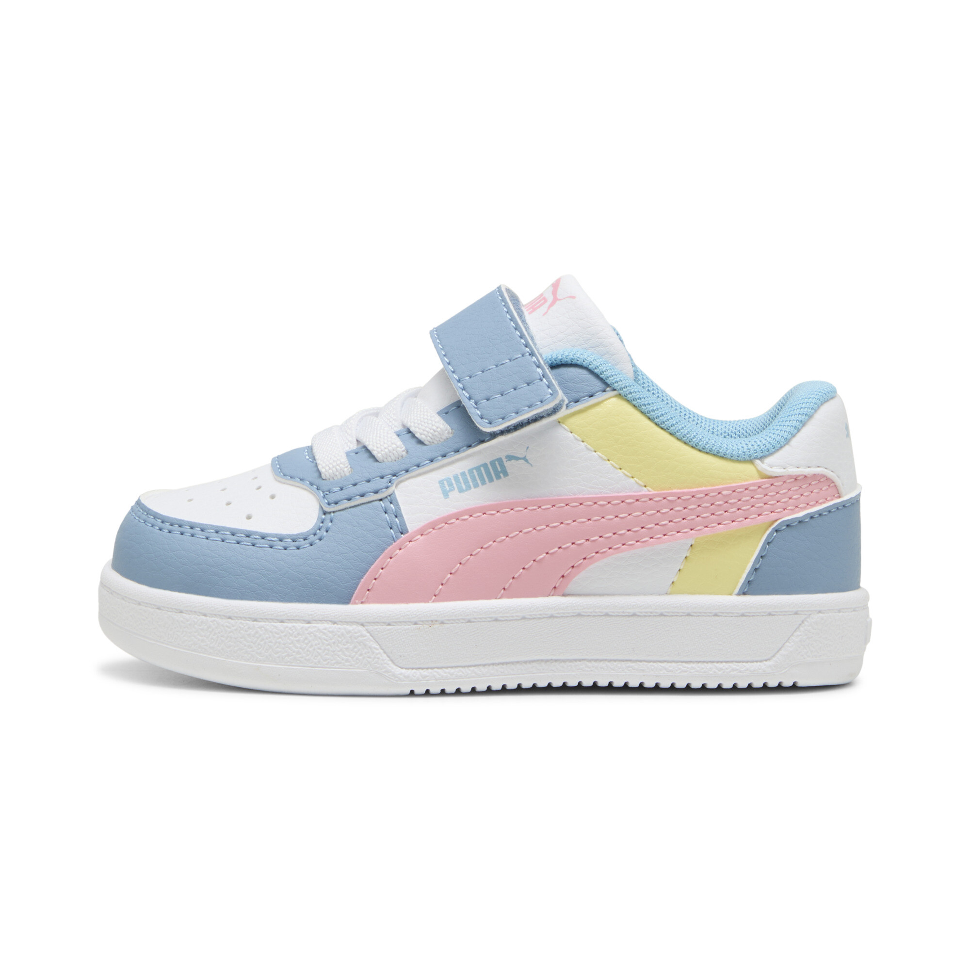 Puma Caven 2.0 Block Sneakers Babys Schuhe | Mit Colorful | White/Pinkscape/Cool Blue | Größe: 21