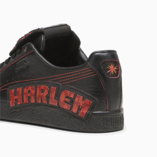 PUMA x DAPPER DAN Clyde Sneakers, PUMA Black-PUMA Black-Burnt Red, large-ZAF