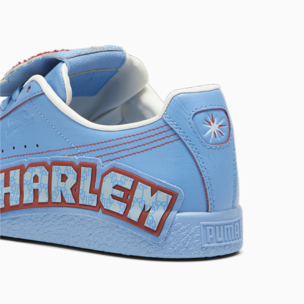 PUMA x DAPPER DAN Clyde Sneakers, Regal Blue-Burnt Red, large-ZAF