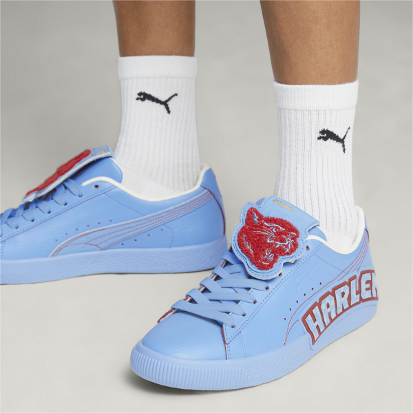 PUMA x DAPPER DAN Clyde Sneakers, Regal Blue-Burnt Red, large-ZAF