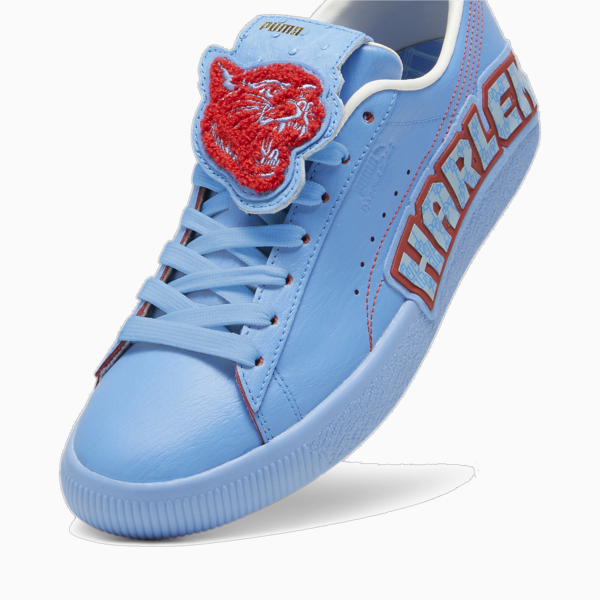 PUMA x DAPPER DAN Clyde Sneakers, Regal Blue-Burnt Red, large-ZAF