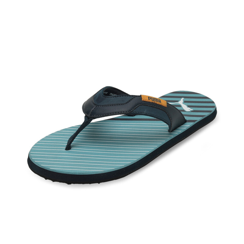 

Men's PUMA Plutoid Flip-Flops, White/black/blue