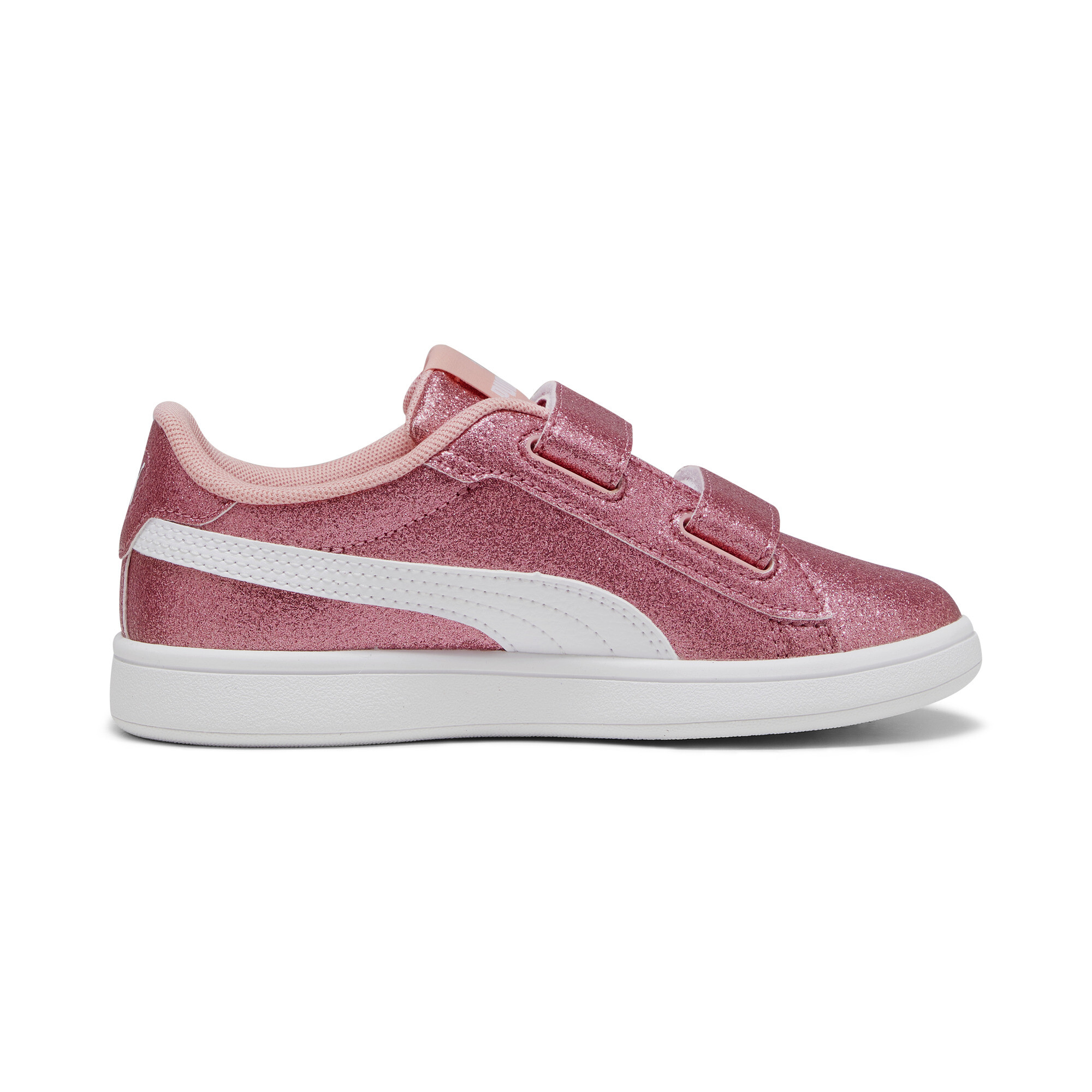 PUMA Smash 3.0 Glitz Glam sneakers voor Dames, Roze/Wit, Maat 35 thumbnail 3