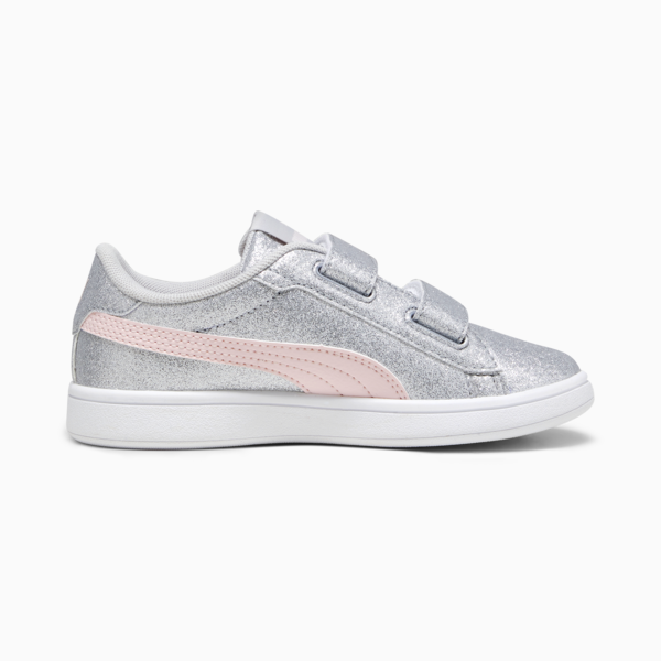 Tenis para niñas PUMASmash 3.0 Glitz Glam, Glacial Gray-Frosty Pink, large-MEX
