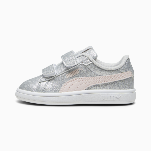 Tenis para bebé PUMA Smash 3.0 Glitz Glam, Glacial Gray-Frosty Pink, large-MEX