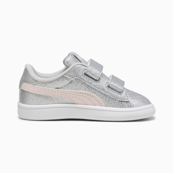 Tenis para bebé PUMA Smash 3.0 Glitz Glam, Glacial Gray-Frosty Pink, large-MEX