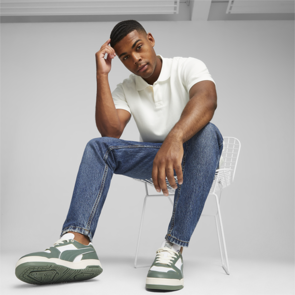 Slipstream Lo Vintage Sneakers, PUMA White-Eucalyptus, large-ZAF