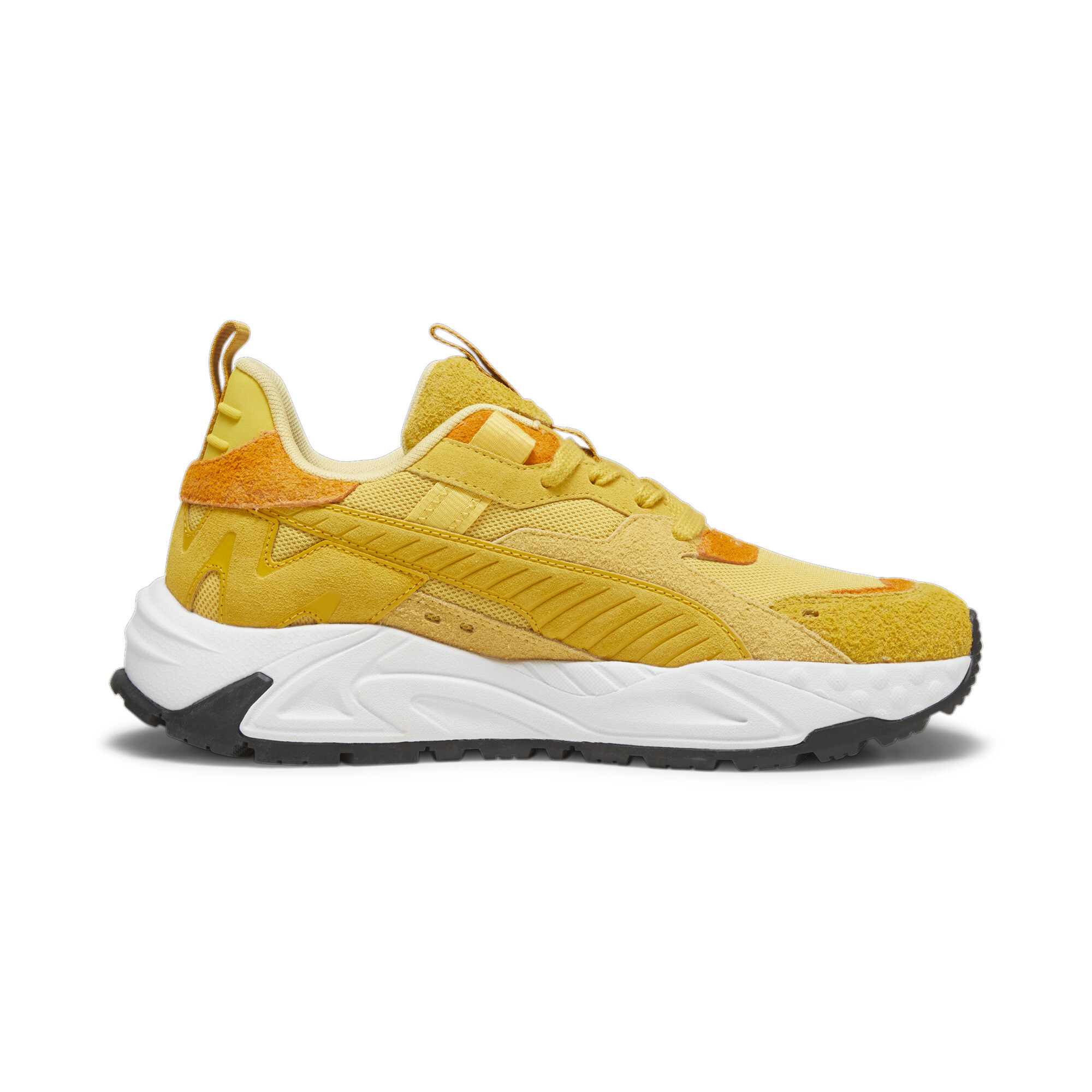 Men's PUMA RS-Trck New Horizon Sneakers In Yellow, Size EU 38.5