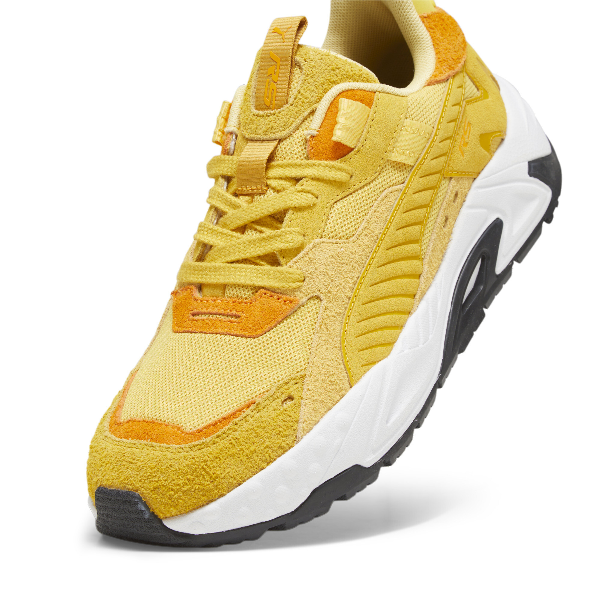 Men's PUMA RS-Trck New Horizon Sneakers In Yellow, Size EU 38.5