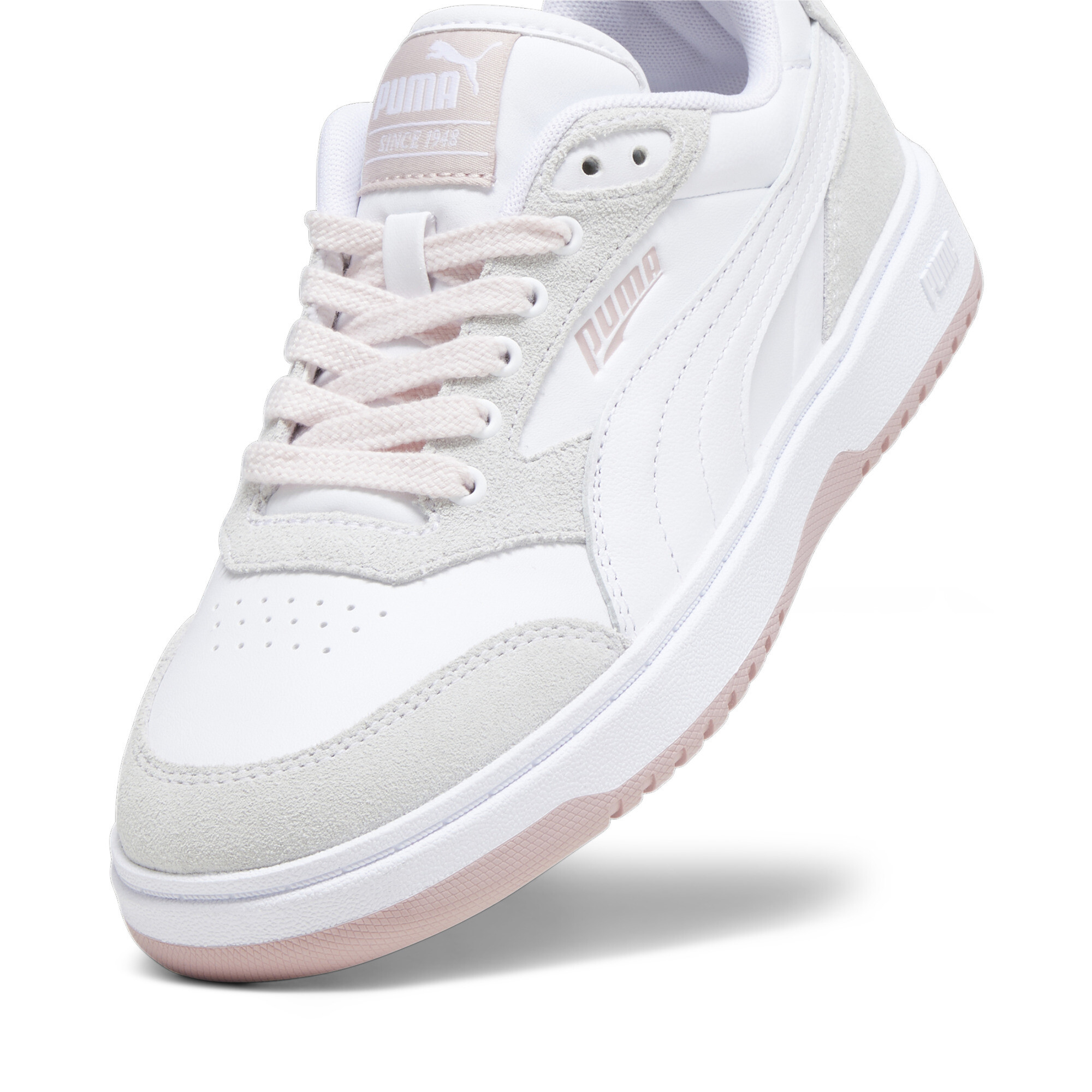 Women's Puma Doublecourt's Sneakers, White, Size 39, Shoes