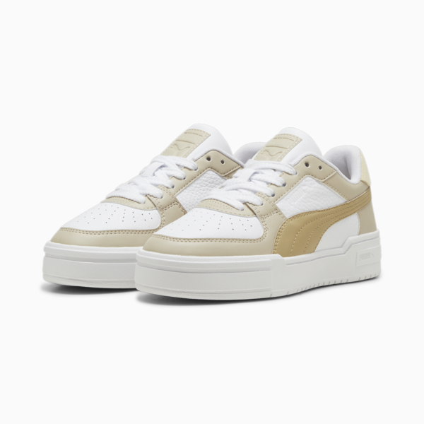 CA Pro Women's Sneakers, PUMA White-Prairie Tan-Putty, large-ZAF