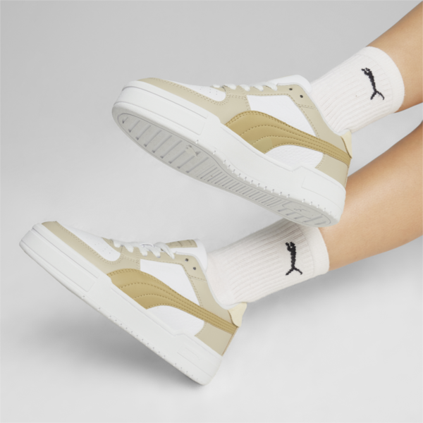CA Pro Women's Sneakers, PUMA White-Prairie Tan-Putty, large-ZAF