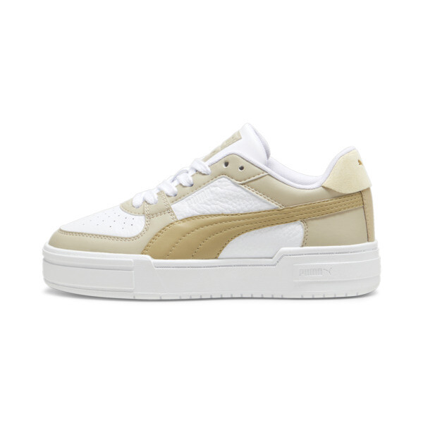 CA Pro Women's Sneakers, PUMA White-Prairie Tan-Putty, large-ZAF