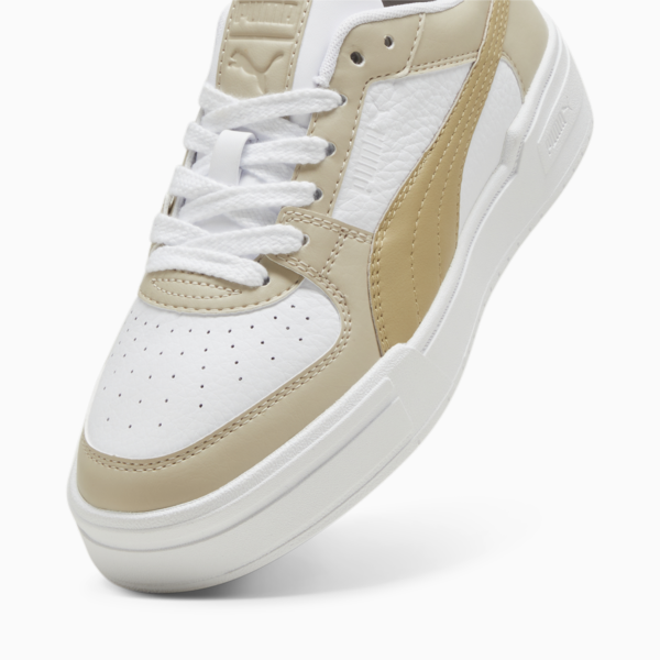 CA Pro Women's Sneakers, PUMA White-Prairie Tan-Putty, large-ZAF