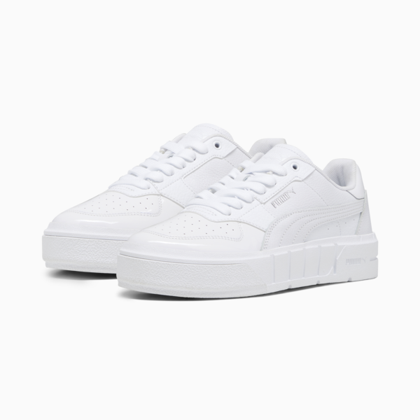 PUMA Cali Court Patent Women's Sneakers, PUMA White, large-ZAF