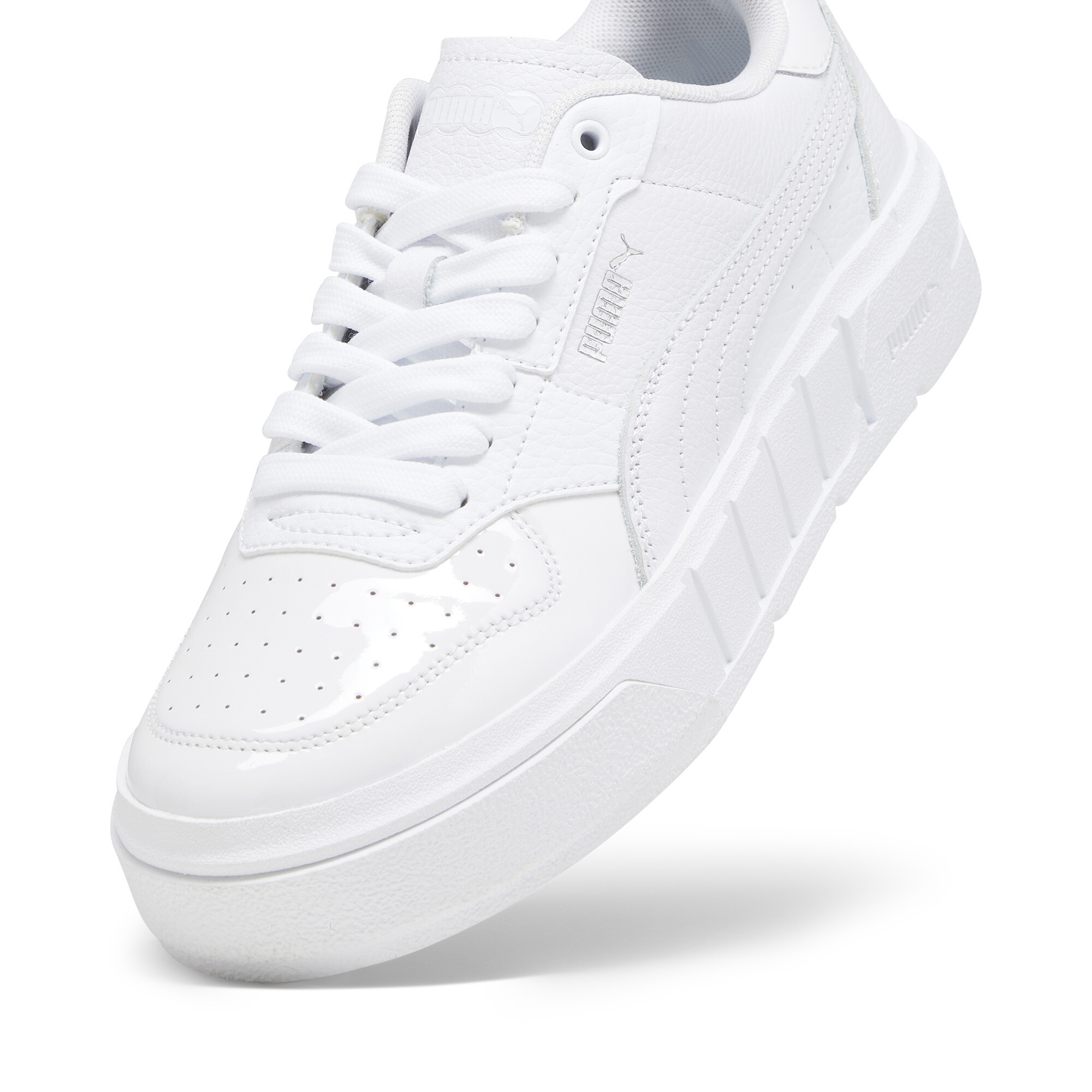 PUMA Cali Court Patent Women s Sneakers white PUMA South Africa