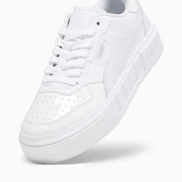 PUMA Cali Court Patent Women's Sneakers, PUMA White, large-ZAF