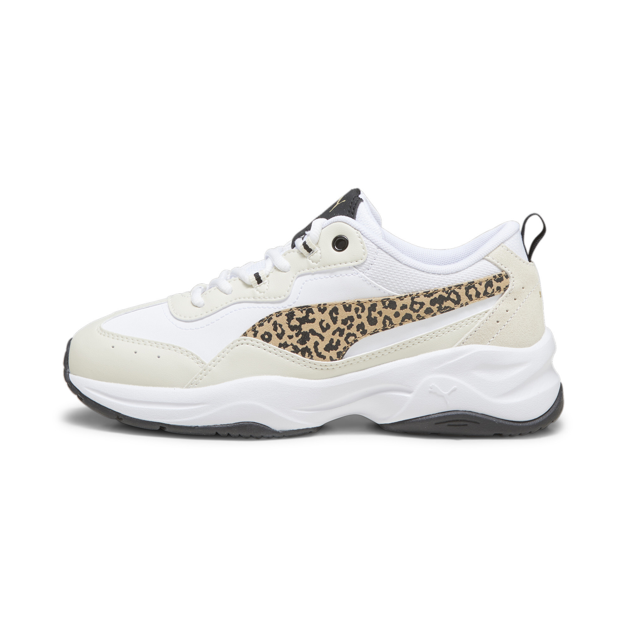 Women's Puma Cilia Animal's Sneakers, White, Size 38.5, Shoes