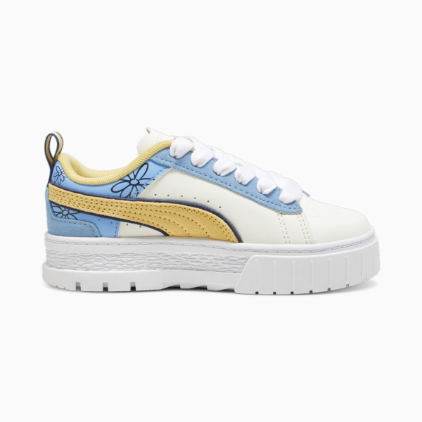PUMA x THE SMURFS Mayze Kids' Sneakers, Warm White-Flaxen, large-ZAF