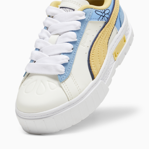 PUMA x THE SMURFS Mayze Kids' Sneakers, Warm White-Flaxen, large-ZAF