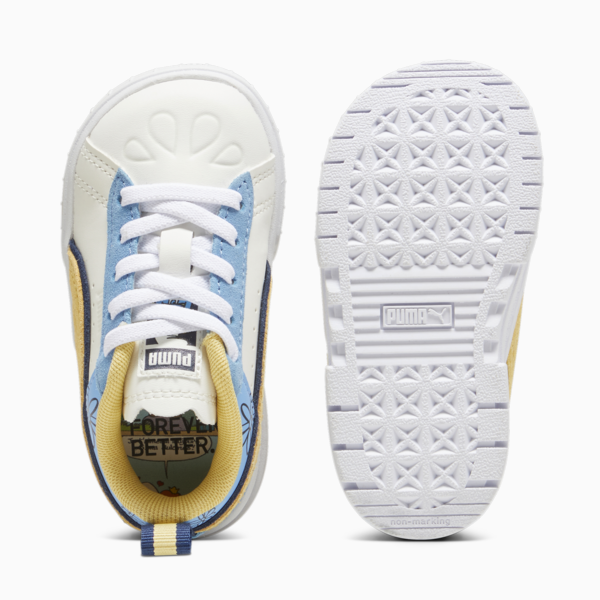 PUMA x THE SMURFS Mayze Toddlers' Sneakers, Warm White-Flaxen, large-ZAF